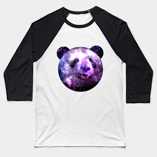 Funny Panda Bear Galaxy Baseball T-Shirt